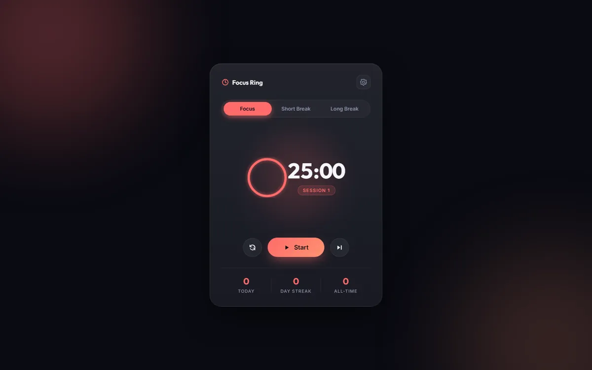 Focus Ring main screenshot