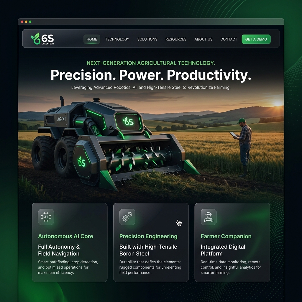6S GreenTech Platform Mockup