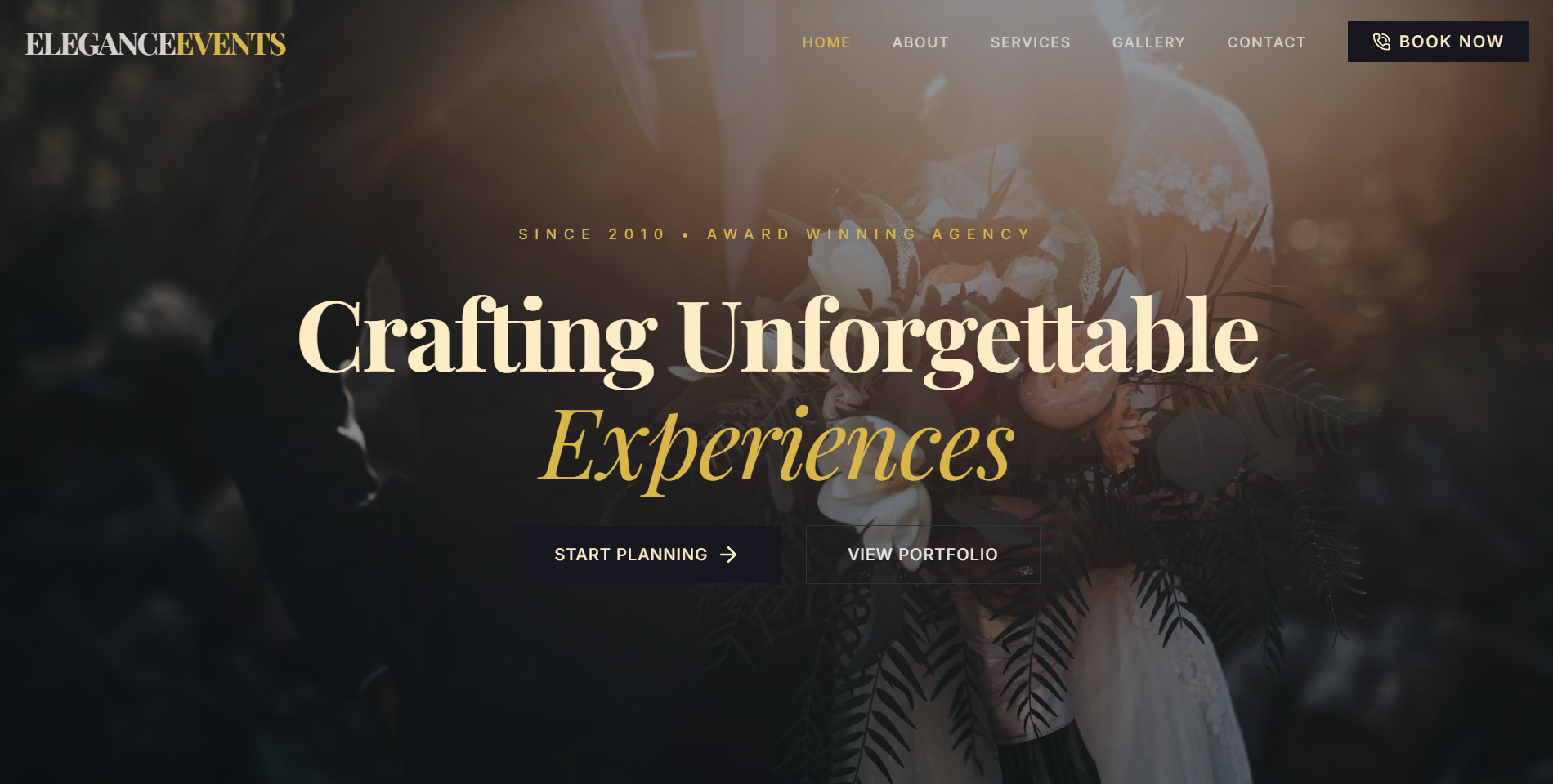 Elegance Events Project